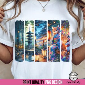 Japanese Anime Sublimation PNG