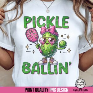 Pickle Ball Sublimation PNG