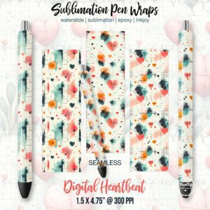 Medical Heartbeat Pen Wraps