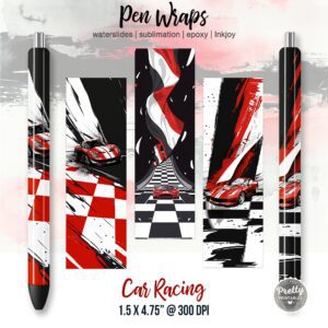Car Racing Pen Wraps