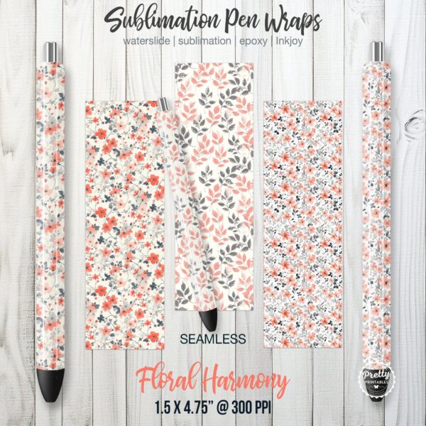 Floral Cottagecore Pen Wraps