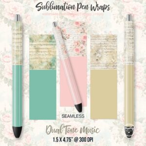 Duo Tone Music Pen Wraps