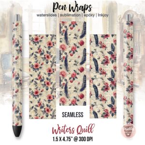 Lady Whistledown Writers Quill Pen Wraps