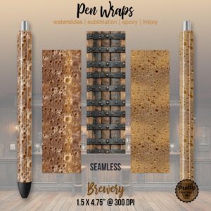 Whisky Barrel & Brew Pen Wraps