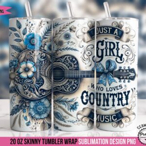 Country Music Tumbler Wrap