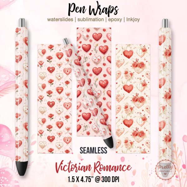 Victorian Romance Pen Wraps
