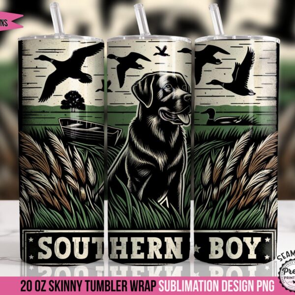 Duck Hunting Southern Boy Tumbler Wrap