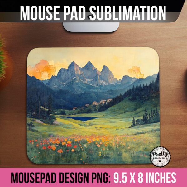 Mountain Valley Mousepad PNG