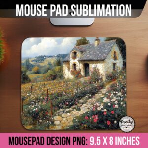 French Cottage Mousepad PNG