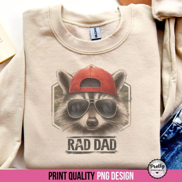 Rad Dad Sublimation PNG