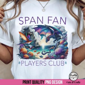 Span Fan Players Club Sublimation Design