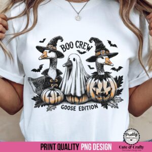 Halloween Goose Sublimation PNG