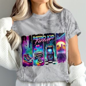 80s Retro Kid Shirt Sublimation Design