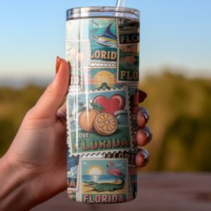 Florida State Vacation Tumbler Wrap