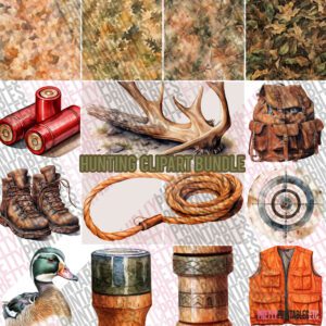 Hunting Clipart Bundle