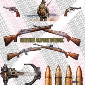Deer Hunting Clipart Bundle