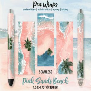 Pink Sands Beach Pen Wraps