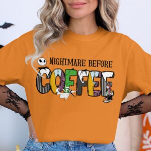 Nightmare Before Coffee Shirt Design