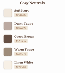 Boho Cozy Neutral Colors - Cute-n-Crafty