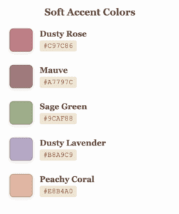 Boho Soft Accent Colors - Cute-n-Crafty