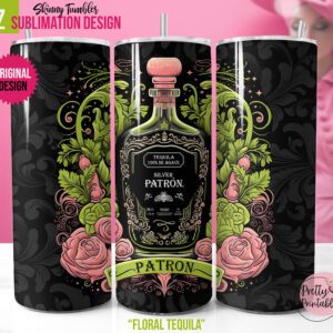Floral Patron 20oz Tumbler Warap