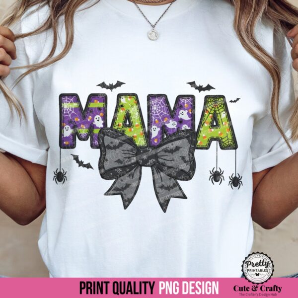 Halloween Mama PNG: Sublimation Design