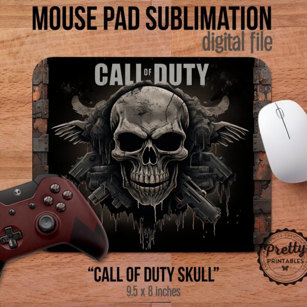 Call of Duty Mouse Pad Sublimation Design