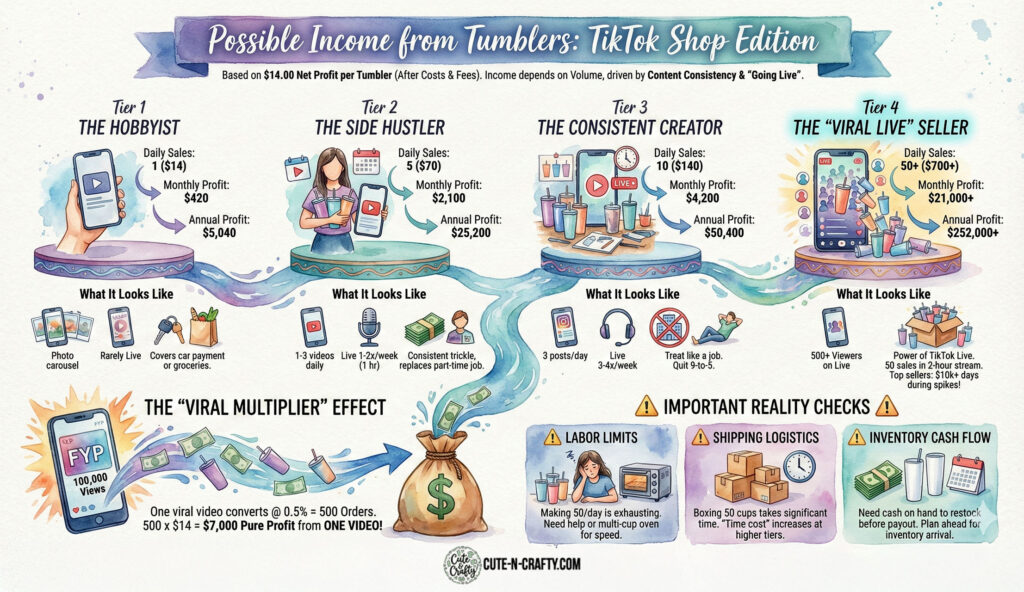 Possible Income TikTok Tumbler Shop