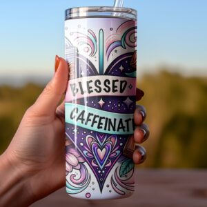 Christian Coffee Lover 20oz Tumbler Wrap