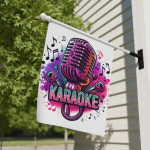 Karaoke Sign Design - Garden Flag Sublimation