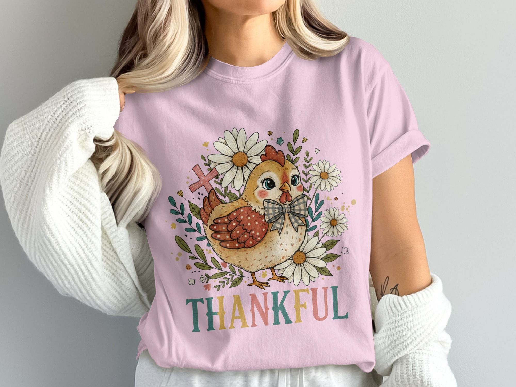 Pastel Boho Thankful PNG - Image 4