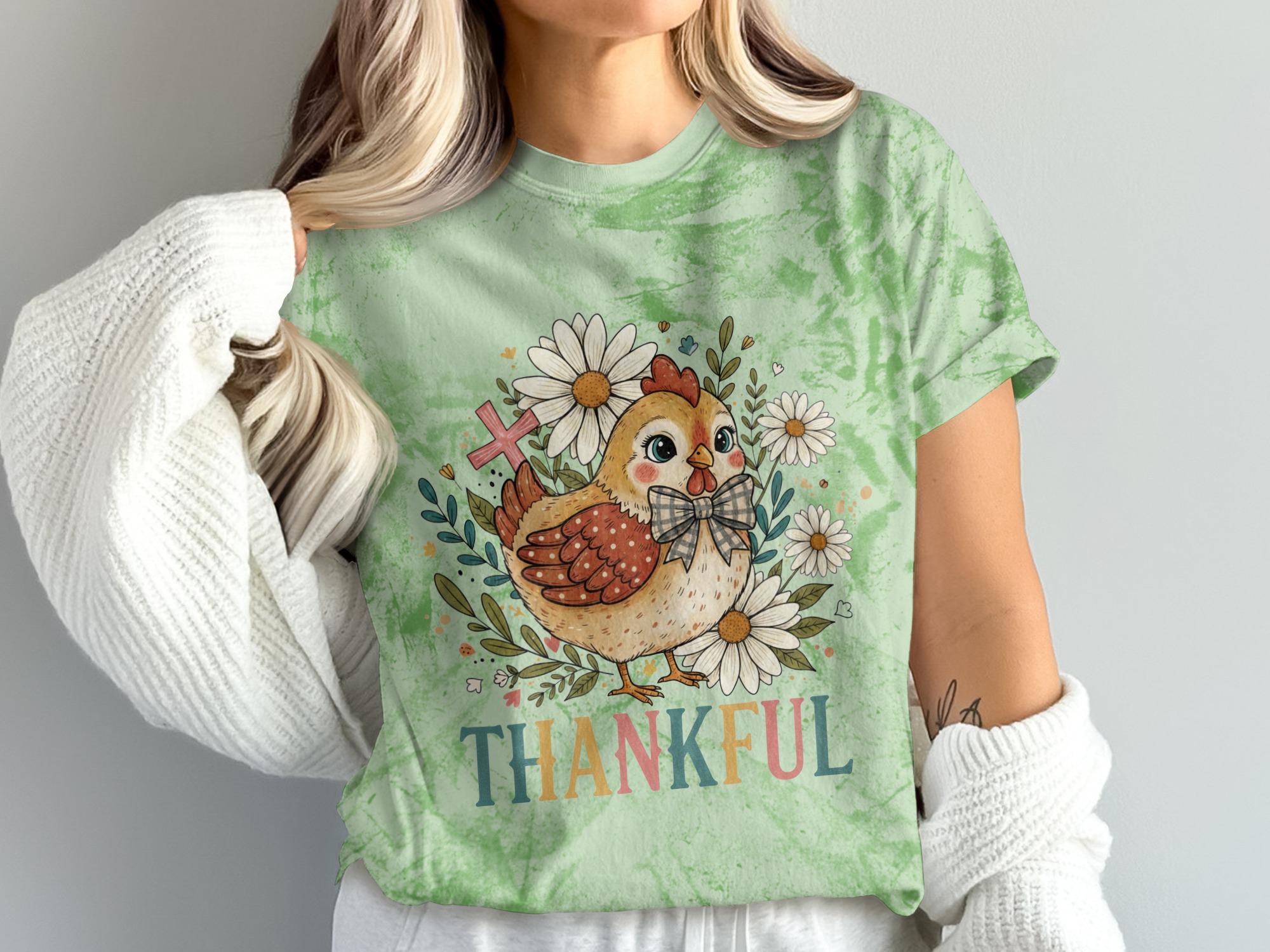 Pastel Boho Thankful PNG - Image 3