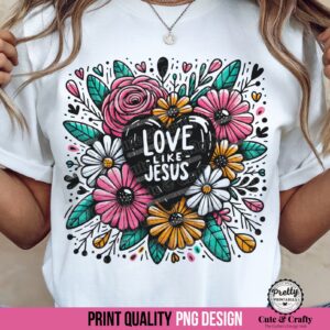 Love Like Jesus PNG