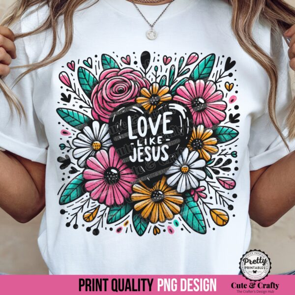 Love Like Jesus PNG
