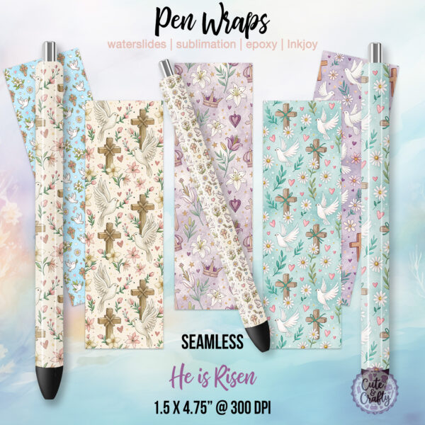 Christian Faith Easter Pen Wraps