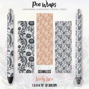 Victorian Lace Pen Wraps