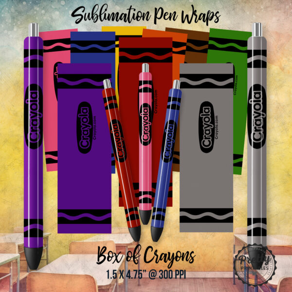 Box of Crayons Pen Wrap Bundle