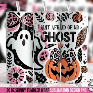 Cute Christian Halloween Tumbler Wrap Wrap