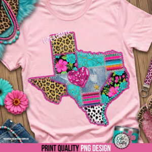 Sassy Texas Patchwork PNG