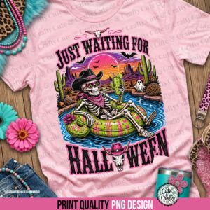 Western Halloween PNG: Summerween Neon