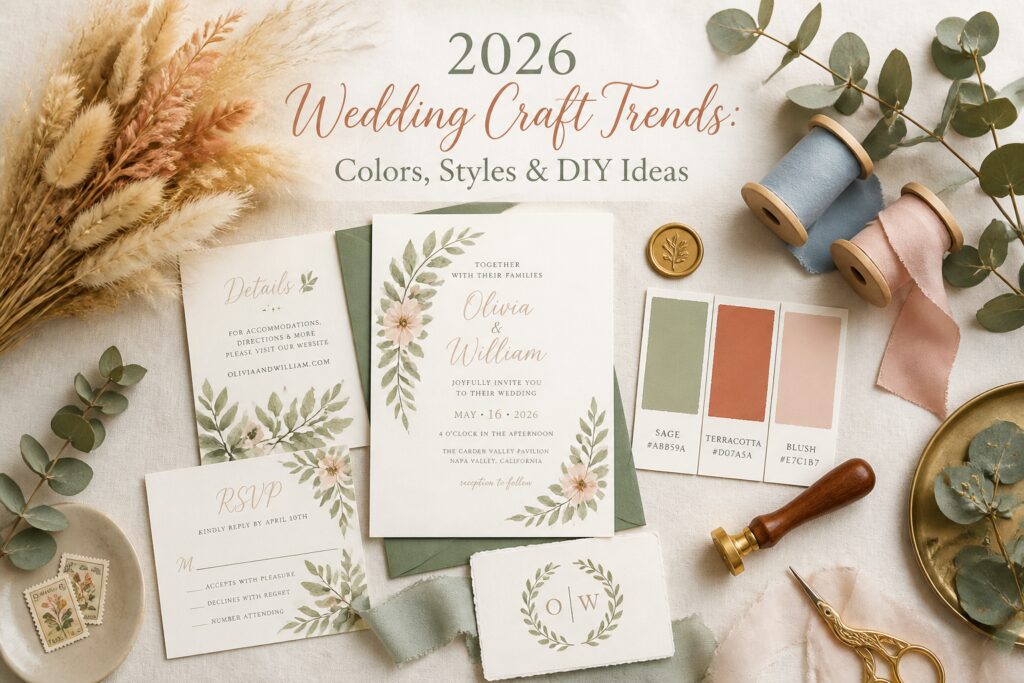 2026 Wedding Craft Trends DIY Brides