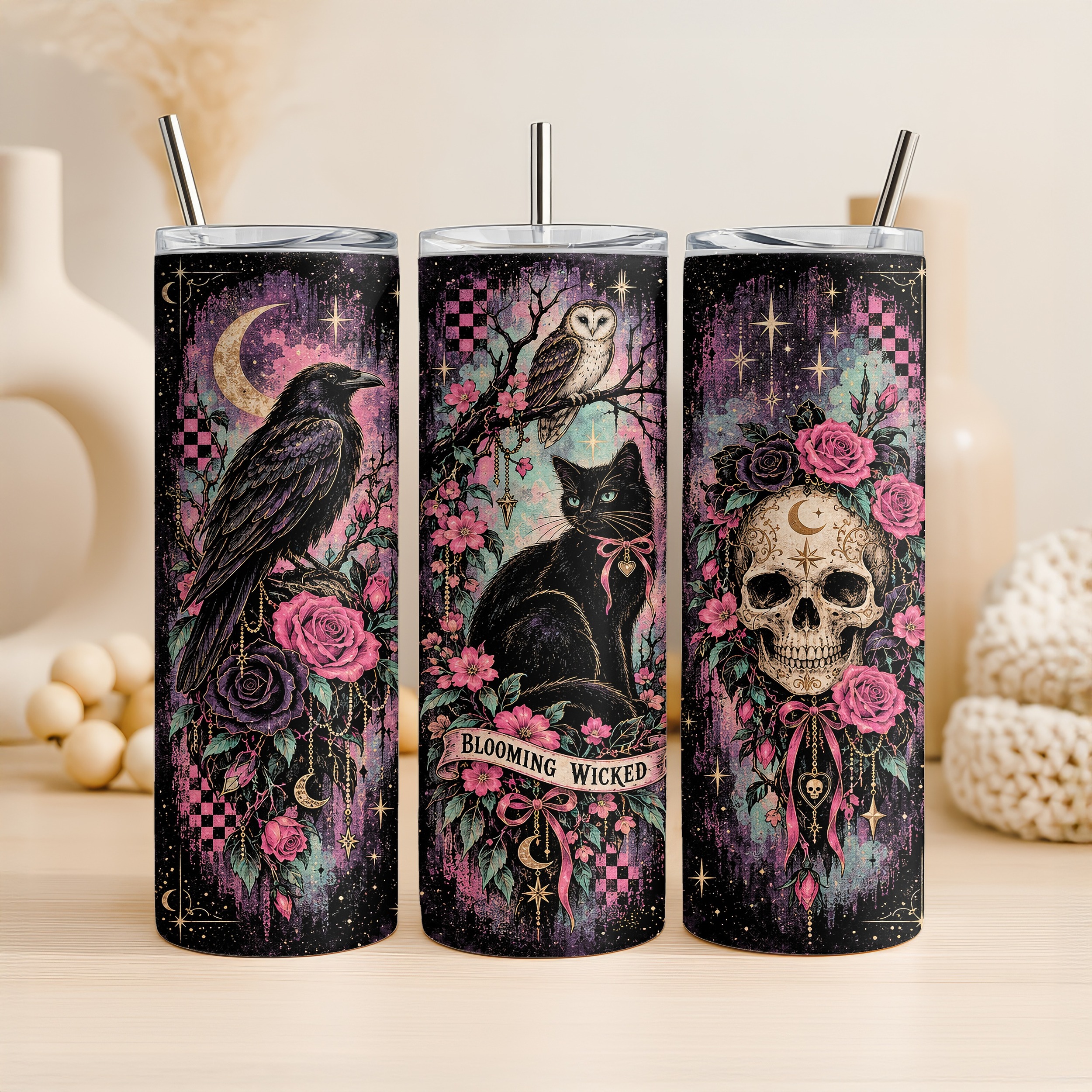Blooming Wicked Tumbler Wrap - Image 5