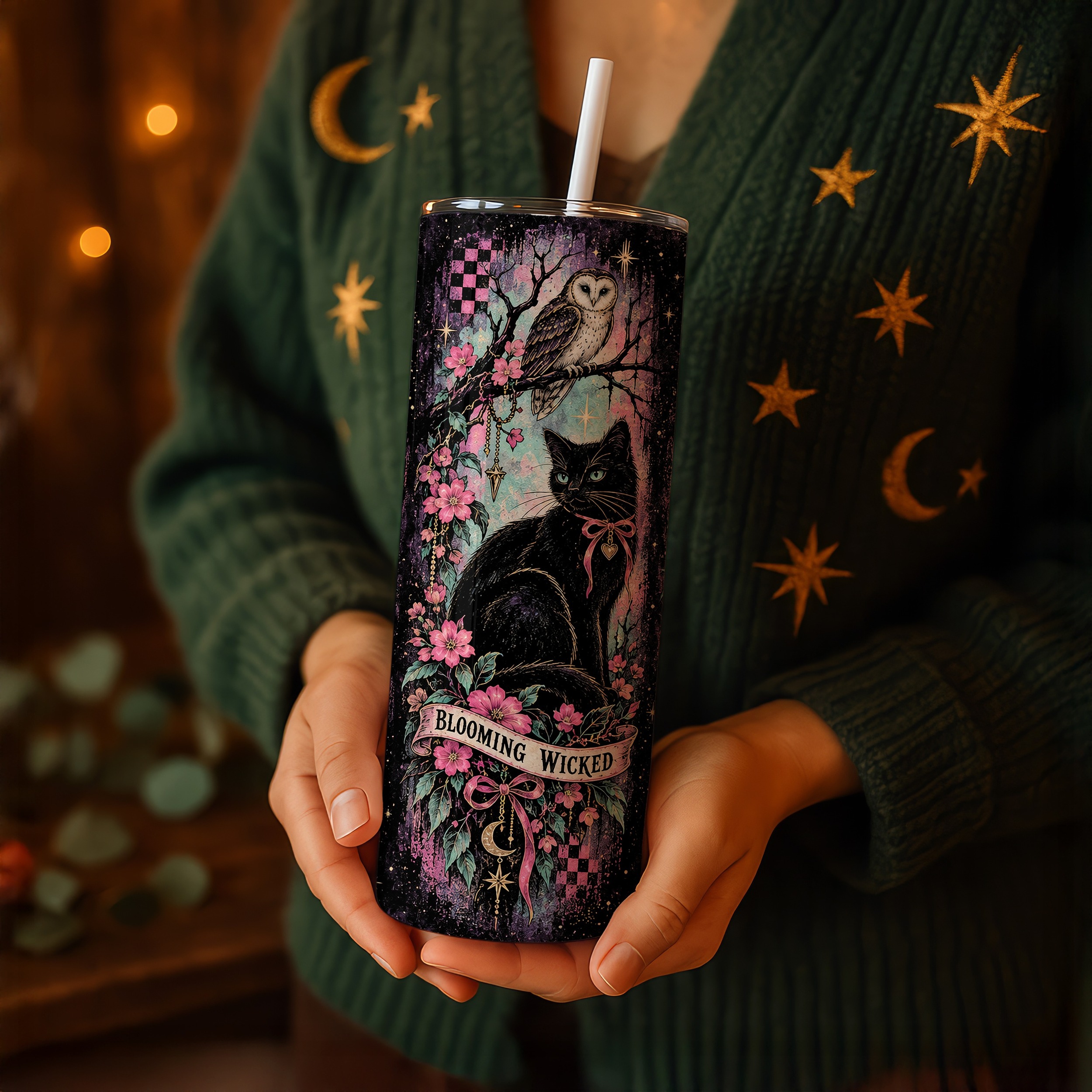 Blooming Wicked Tumbler Wrap - Image 2