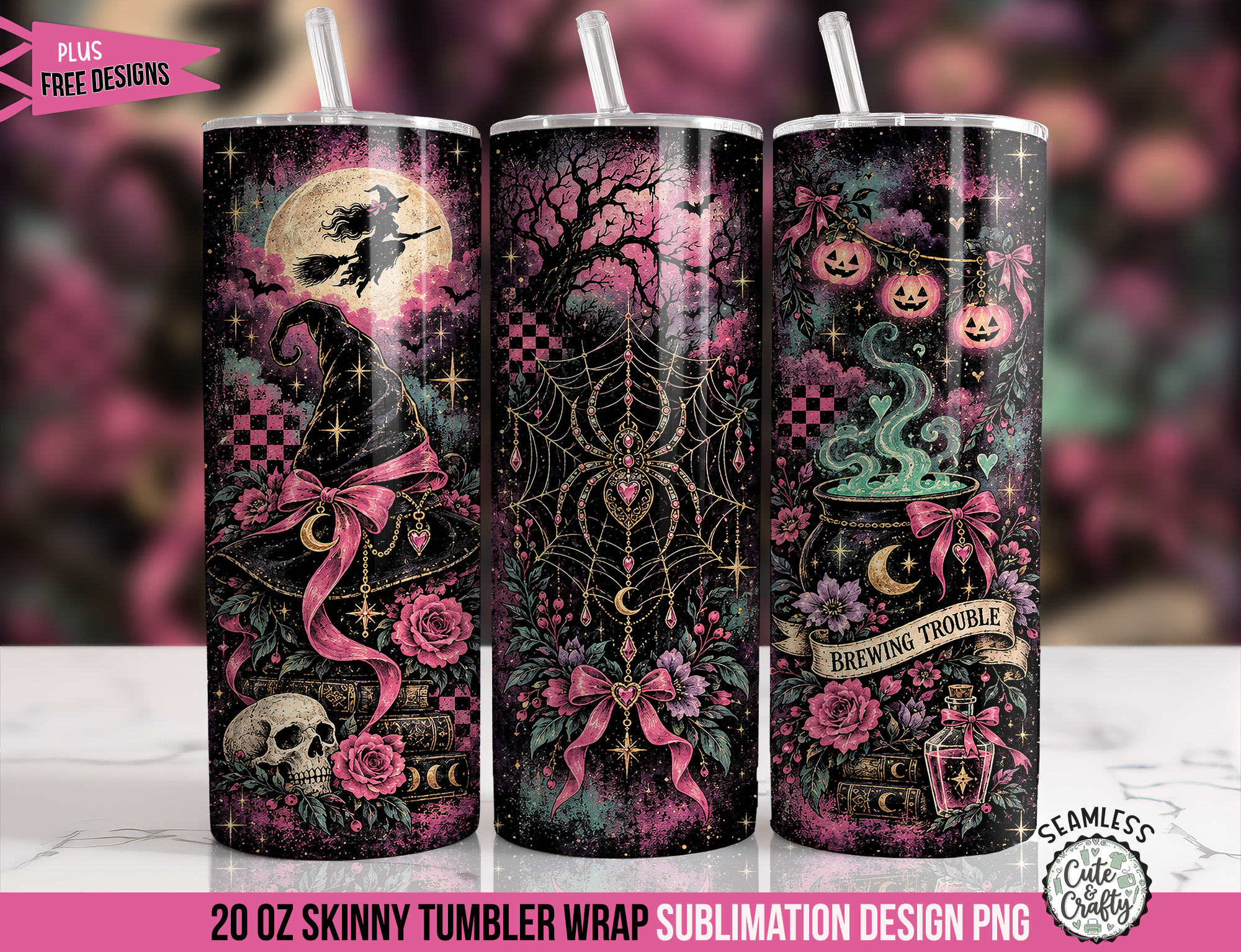 Brewing Trouble Tumbler Wrap