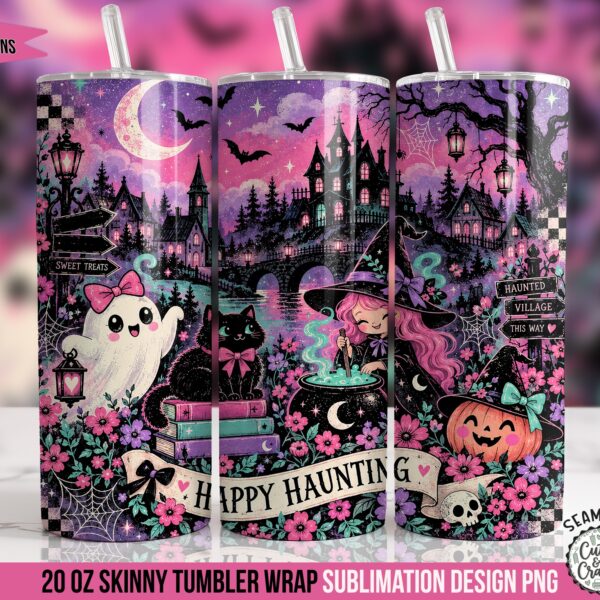 Whimsigoth Halloween Cuties Tumbler Wrap