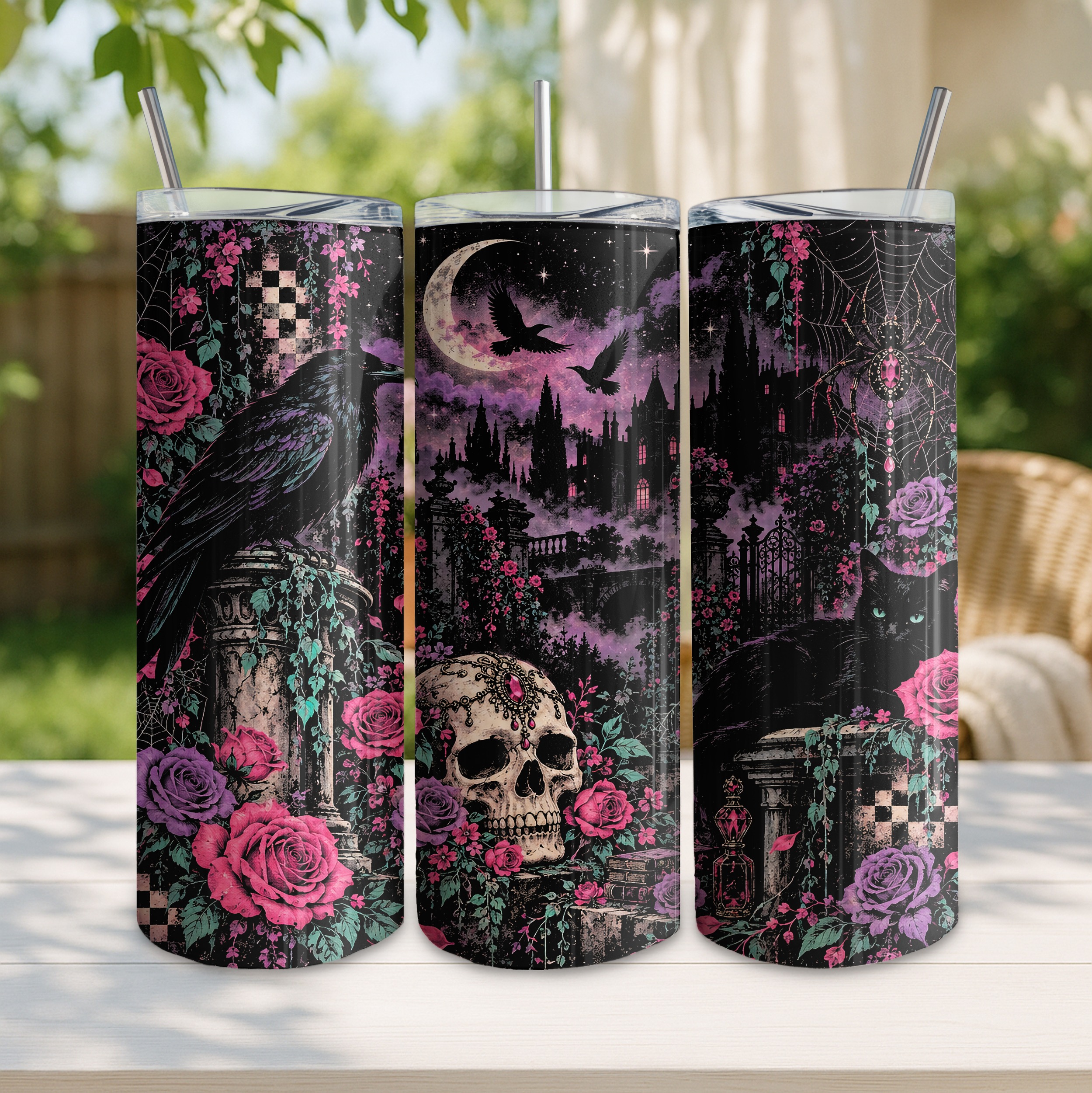 Whimsigoth Spooky Tumbler Wrap - Image 4