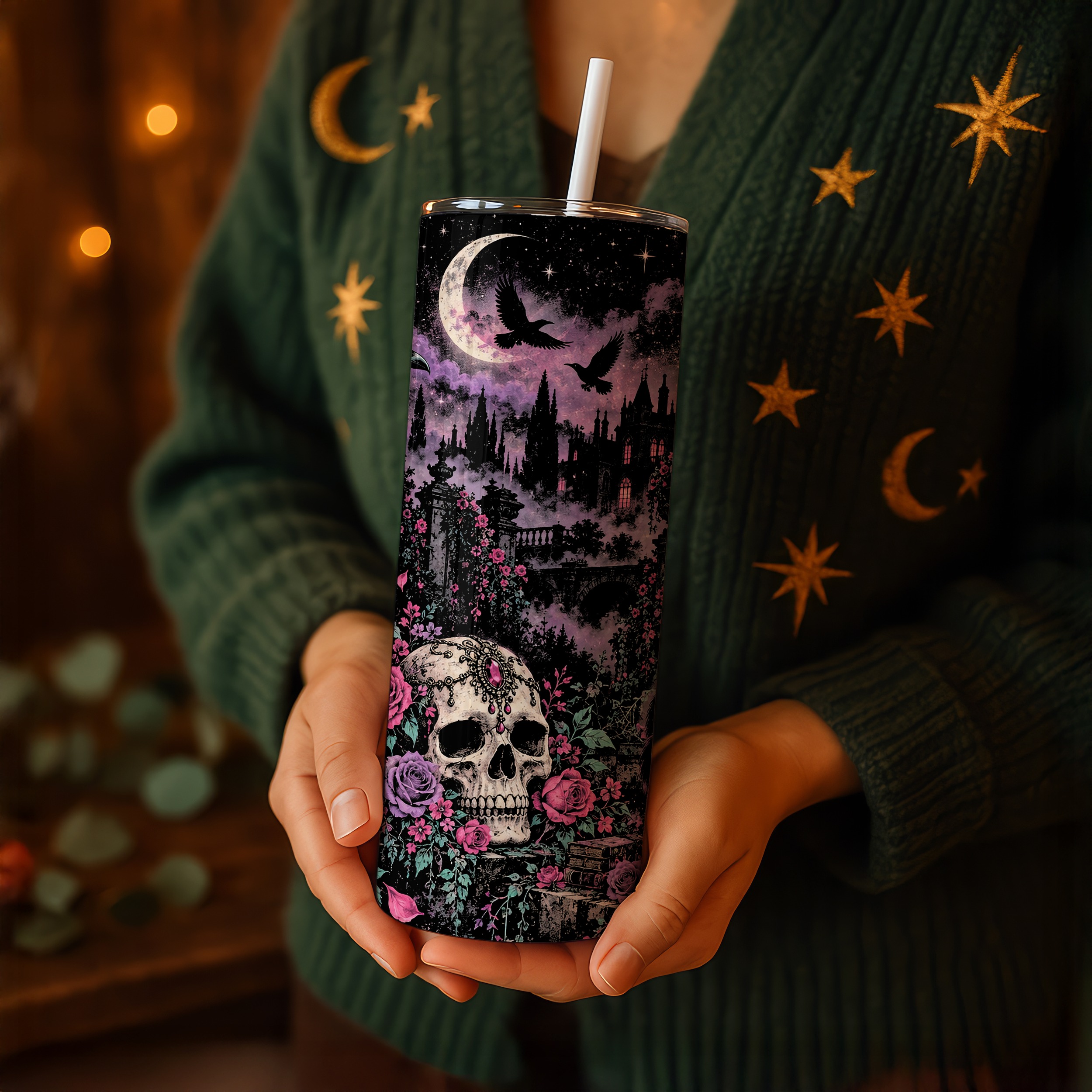 Whimsigoth Spooky Tumbler Wrap - Image 2