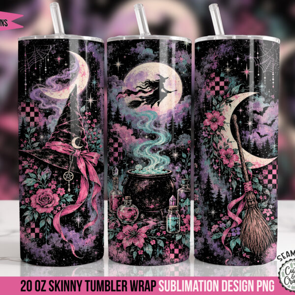 Whimsigoth Witchy Tumbler Wrap