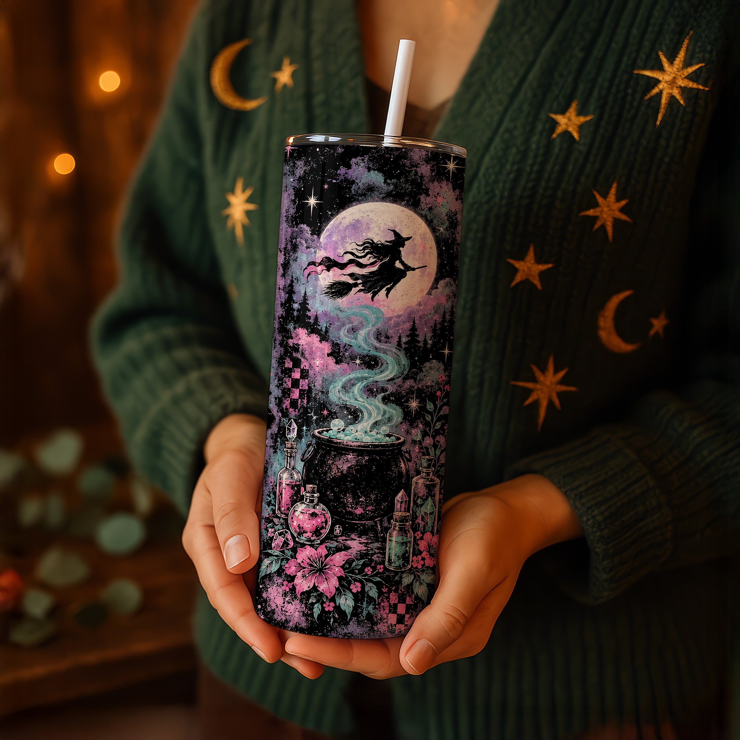 Whimsigoth Witchy Tumbler Wrap - Image 2