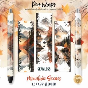 Mountain Stream Pen Wraps